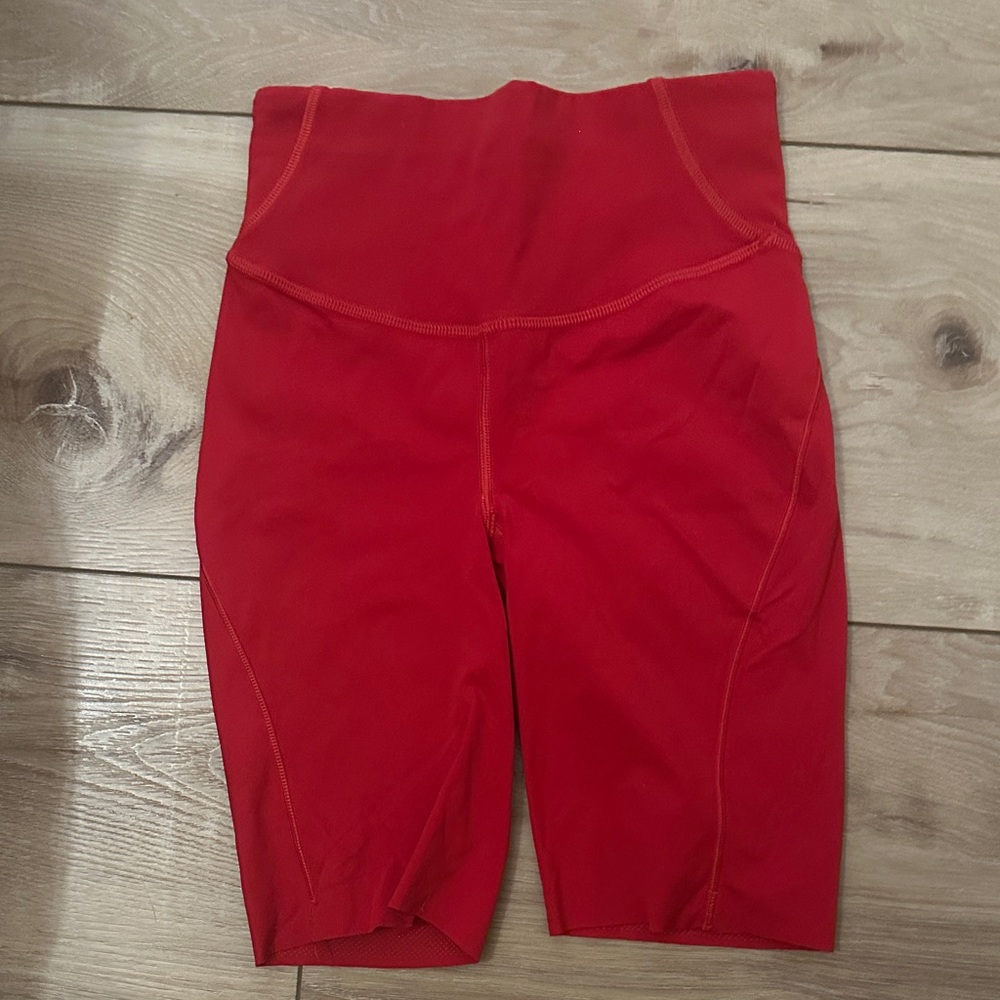 Lululemon Athletica Red Bike Shorts